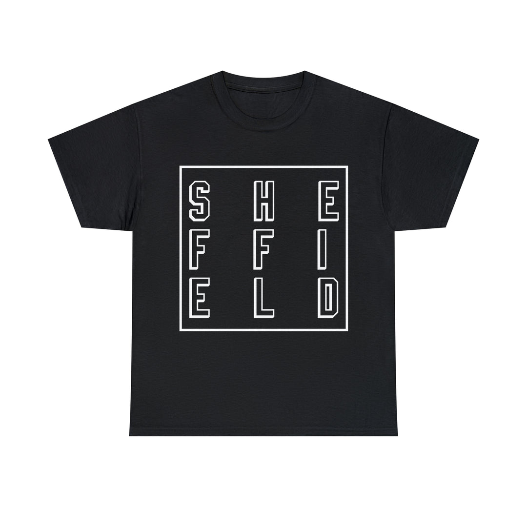 Boxed Sheffield Print Unisex Tee