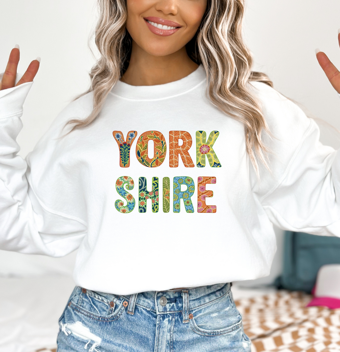 Yorkshire Floral Unisex Sweatshirt