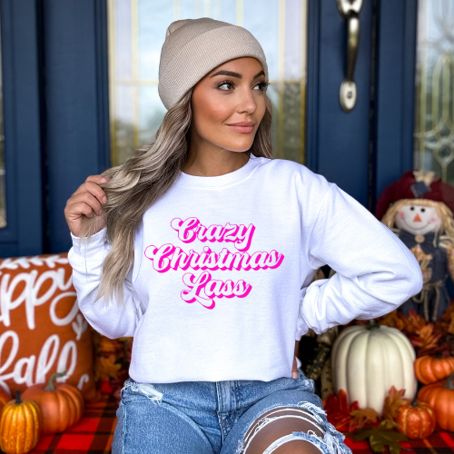 Crazy Xmas Lass Sweatshirt