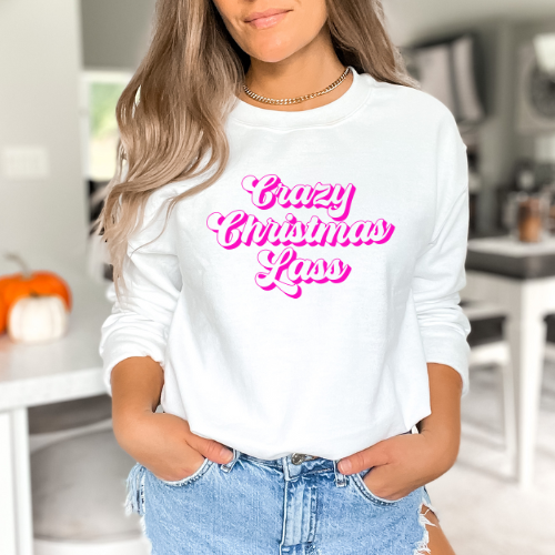 Crazy Xmas Lass Sweatshirt
