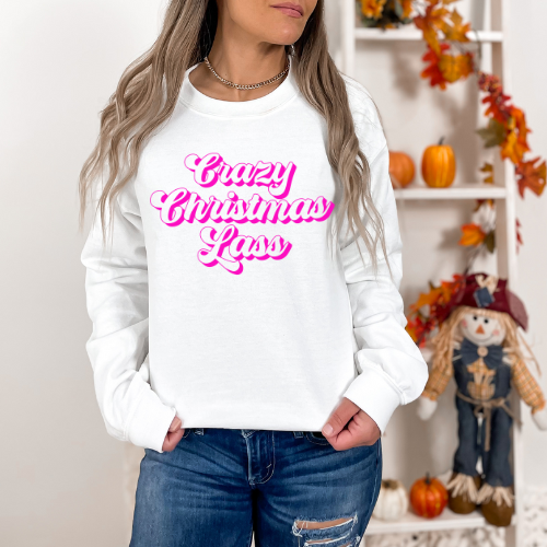 Crazy Xmas Lass Sweatshirt