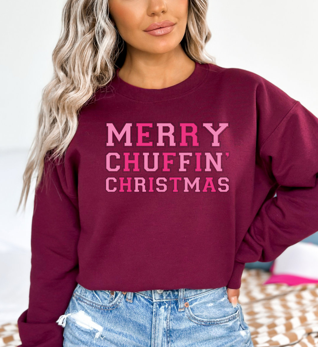 Chuffin Xmas Sweatshirt - Maroon