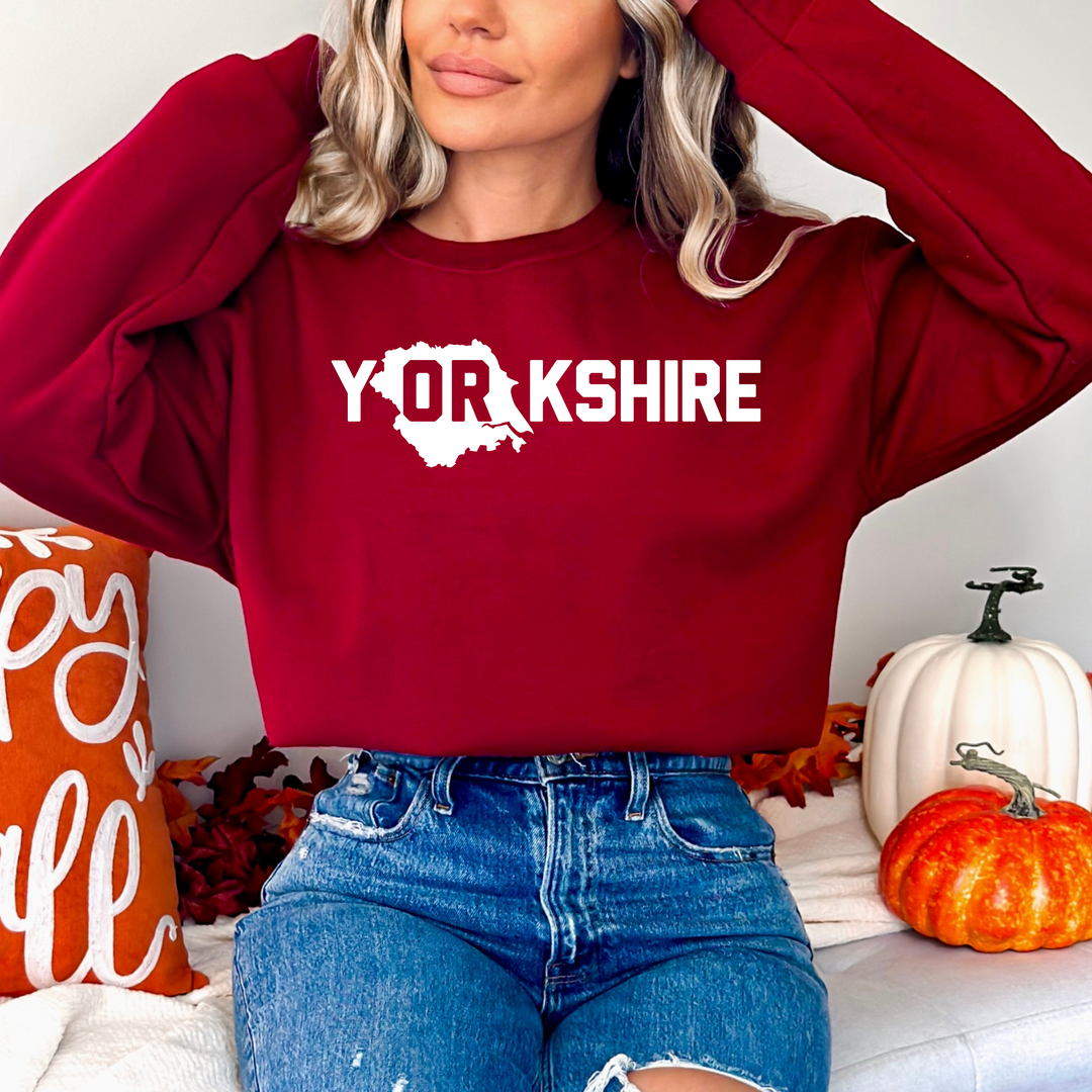 Yorkshire Map Unisex Sweatshirt