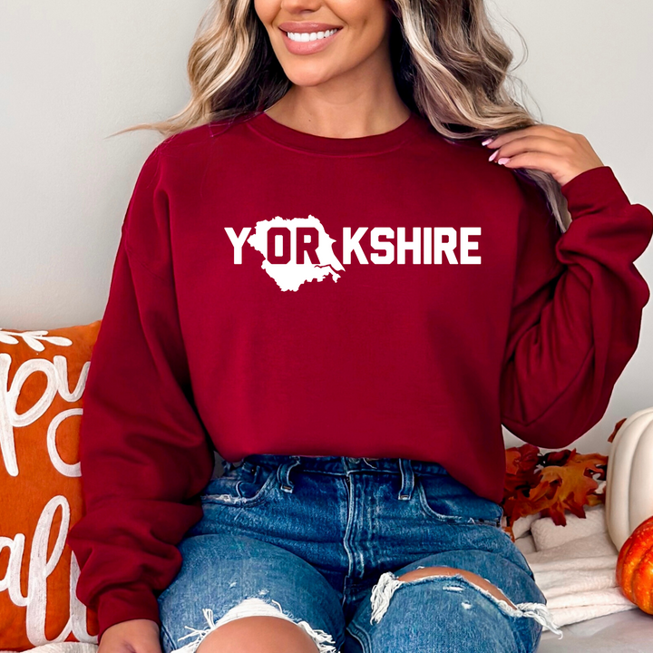 Yorkshire Map Unisex Sweatshirt