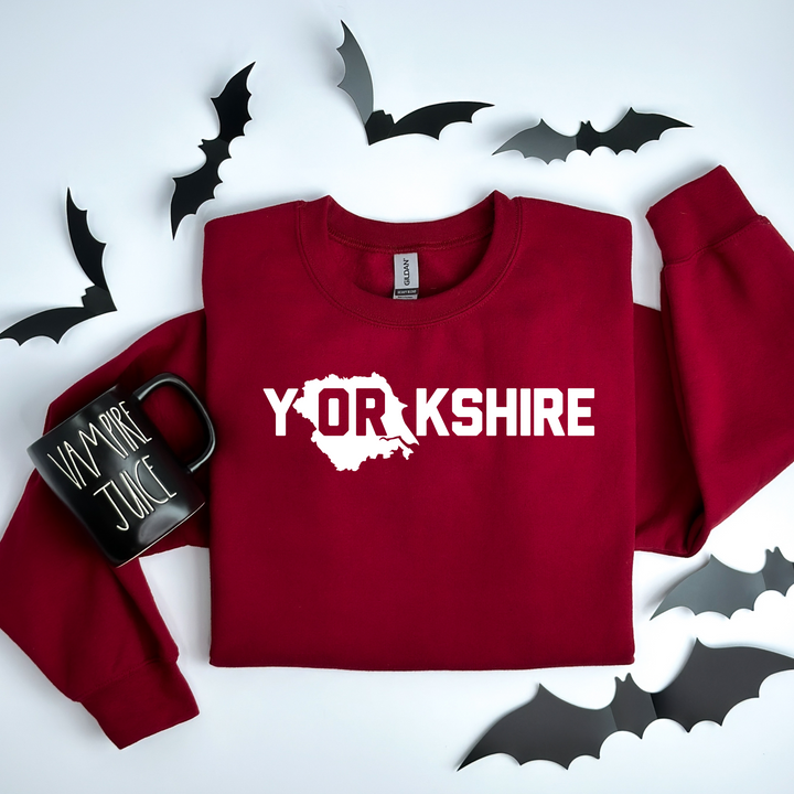 Yorkshire Map Unisex Sweatshirt