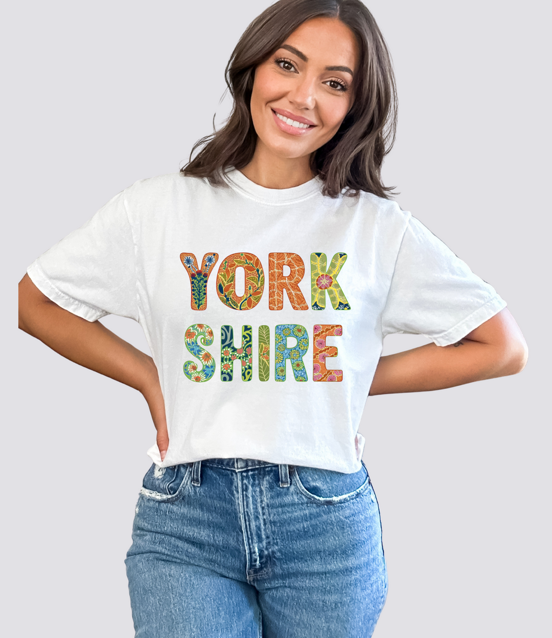 Yorkshire Floral Unisex Tshirt