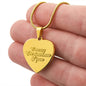 Crazy Christmas Lass Heart Necklace