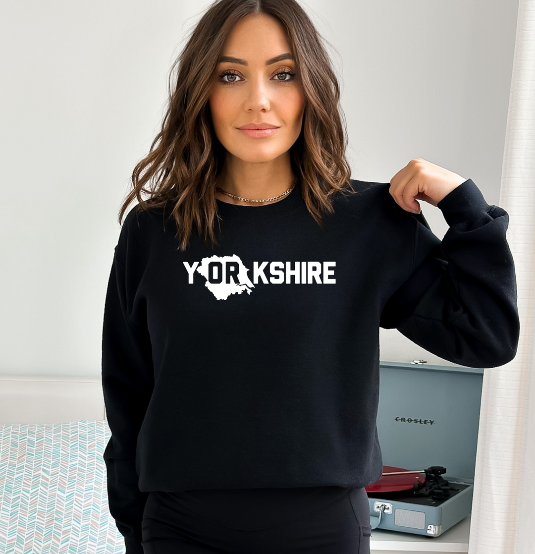 Yorkshire Map Unisex Sweatshirt