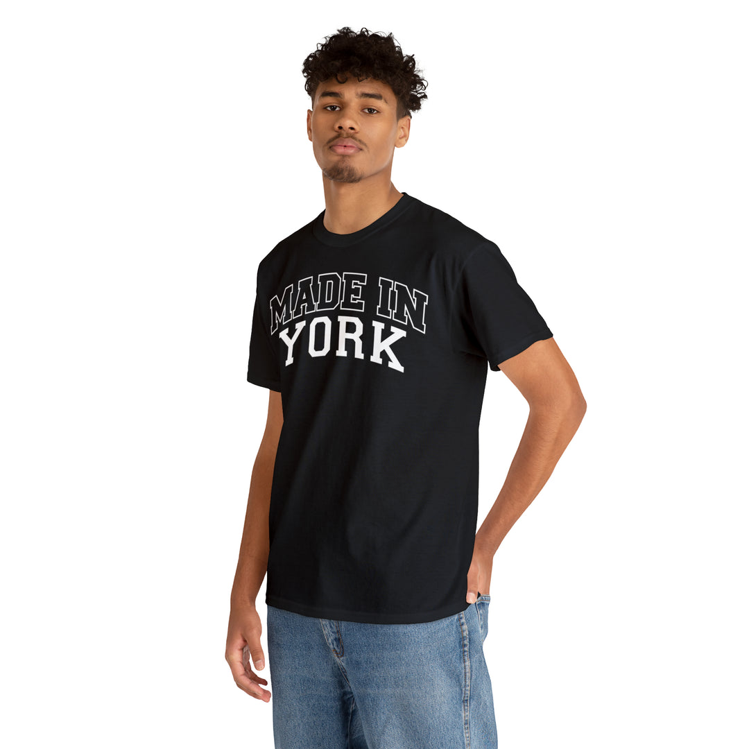 Made in York Unisex Tee | New York T-shirts | Yorkshire Gear