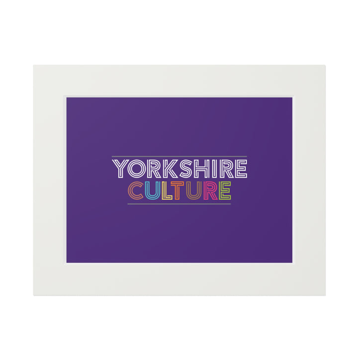 Yorkshire Culture Print Frame