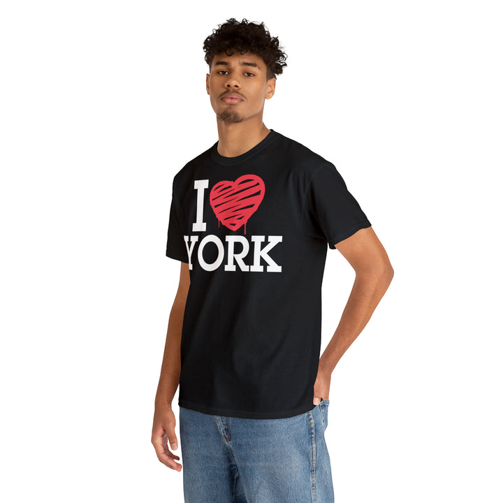 I Love York Unisex Tee | Unisex Classic Tees | Yorkshire Gear