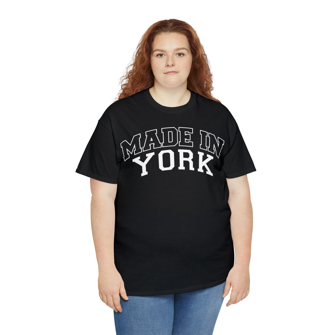 Made in York Unisex Tee | New York T-shirts | Yorkshire Gear