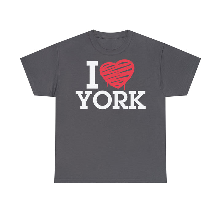 I Love York Unisex Tee | Unisex Classic Tees | Yorkshire Gear