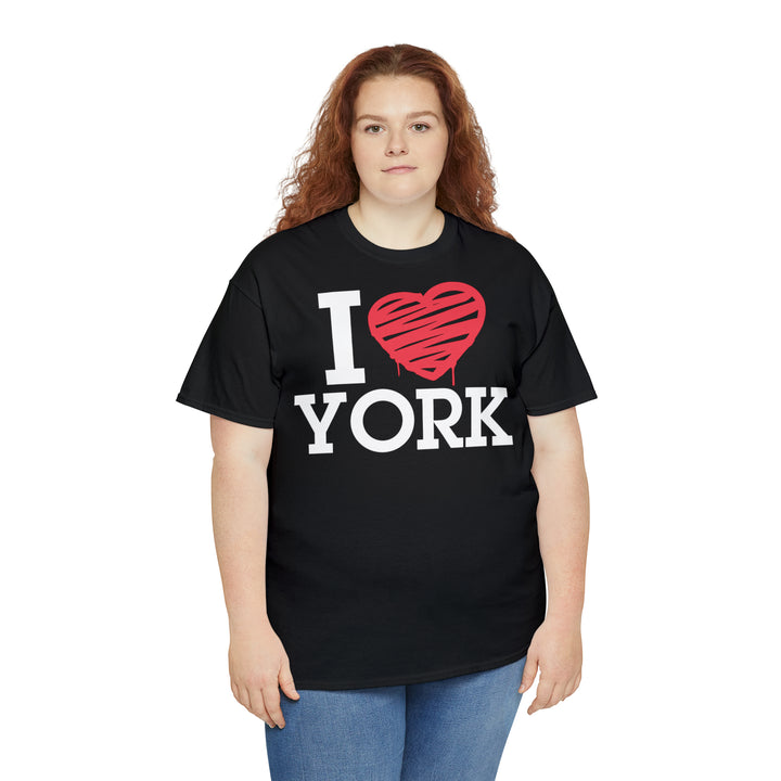 I Love York Unisex Tee | Unisex Classic Tees | Yorkshire Gear