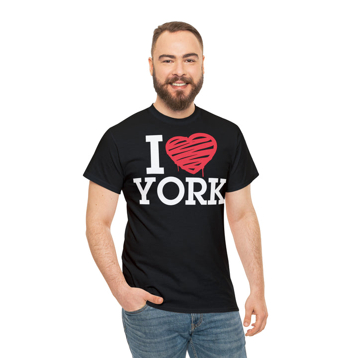 I Love York Unisex Tee | Unisex Classic Tees | Yorkshire Gear