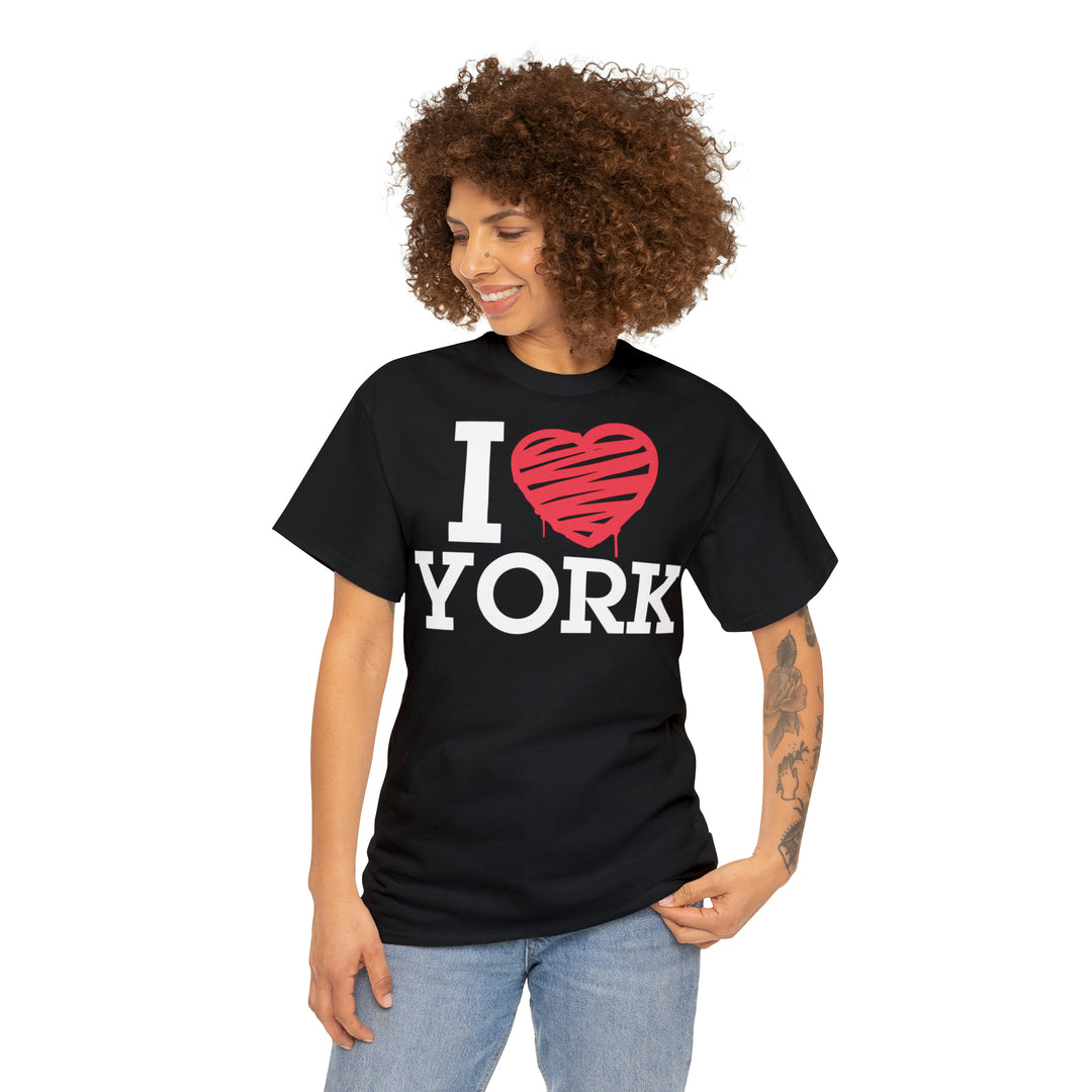 I Love York Unisex Tee | Unisex Classic Tees | Yorkshire Gear