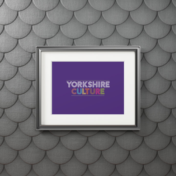 Yorkshire Culture Print Frame