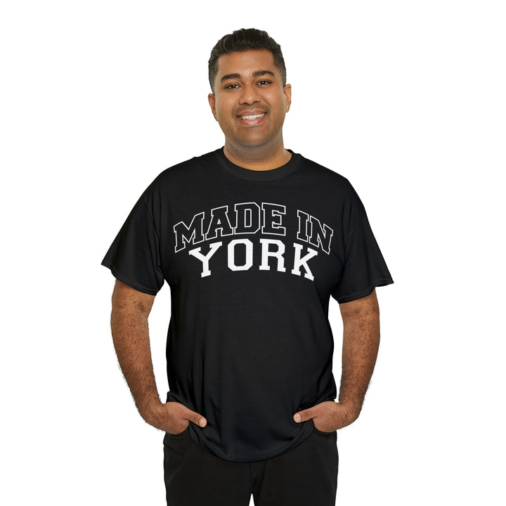 Made in York Unisex Tee | New York T-shirts | Yorkshire Gear