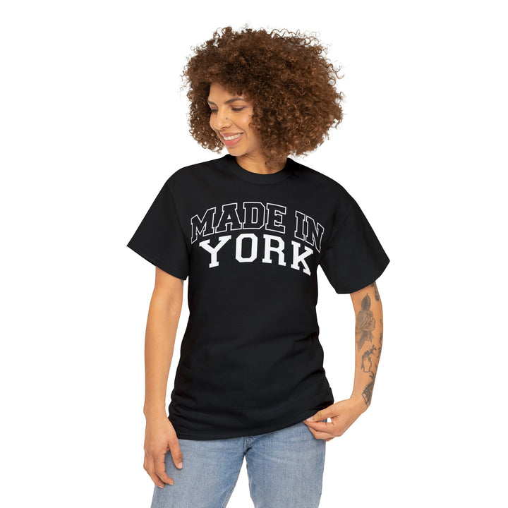 Made in York Unisex Tee | New York T-shirts | Yorkshire Gear