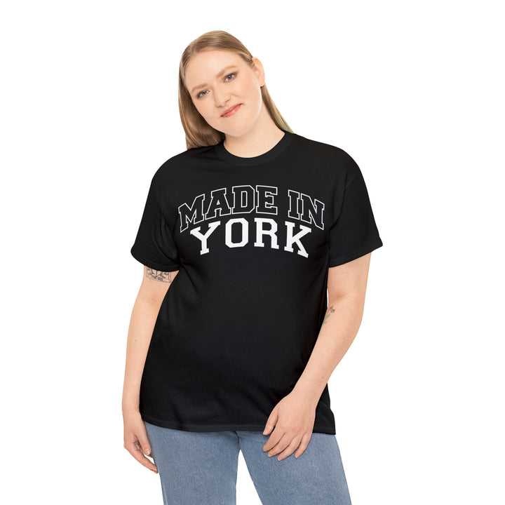 Made in York Unisex Tee | New York T-shirts | Yorkshire Gear