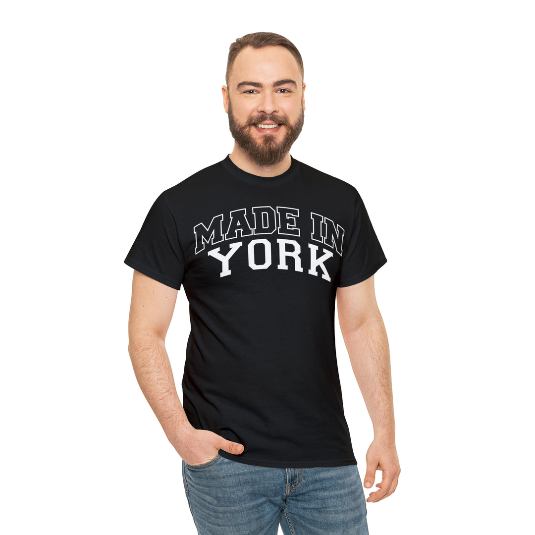 Made in York Unisex Tee | New York T-shirts | Yorkshire Gear