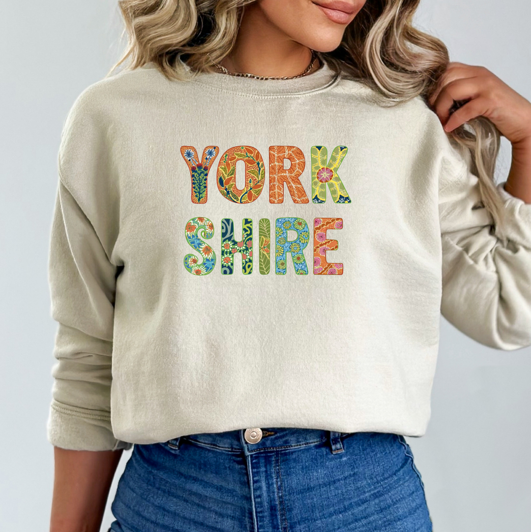 Yorkshire Floral Unisex Sweatshirt