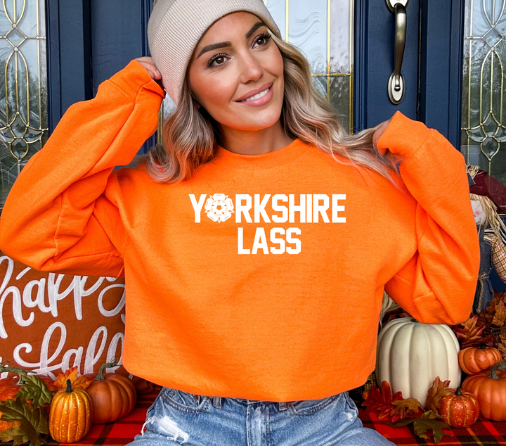 Yorkshire Lass Orange Sweatshirt