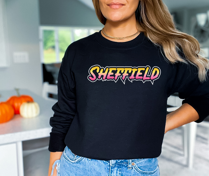 Sheffield Text Unisex Sweatshirt