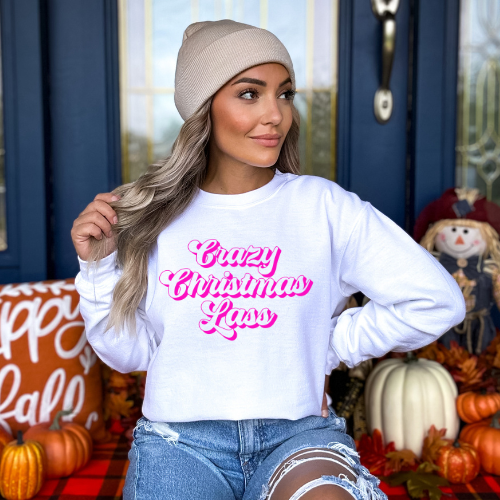 Crazy Xmas Lass Sweatshirt 