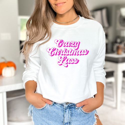 Crazy Xmas Lass Sweatshirt 