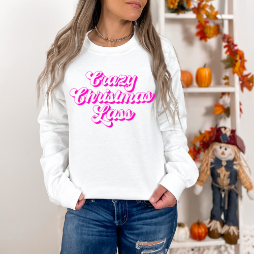 Crazy Xmas Lass Sweatshirt 