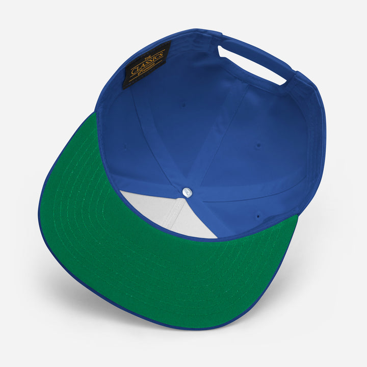 Flat Hat - Blue/White