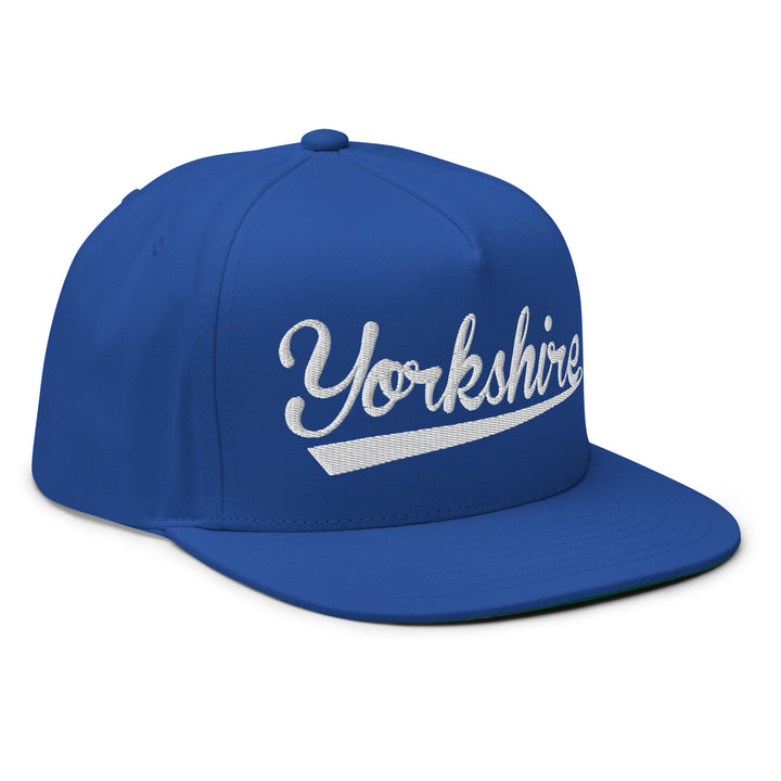 Flat Hat - Blue/White