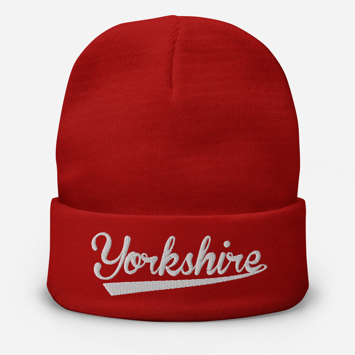 Yorkshire Beanie Hat - Red