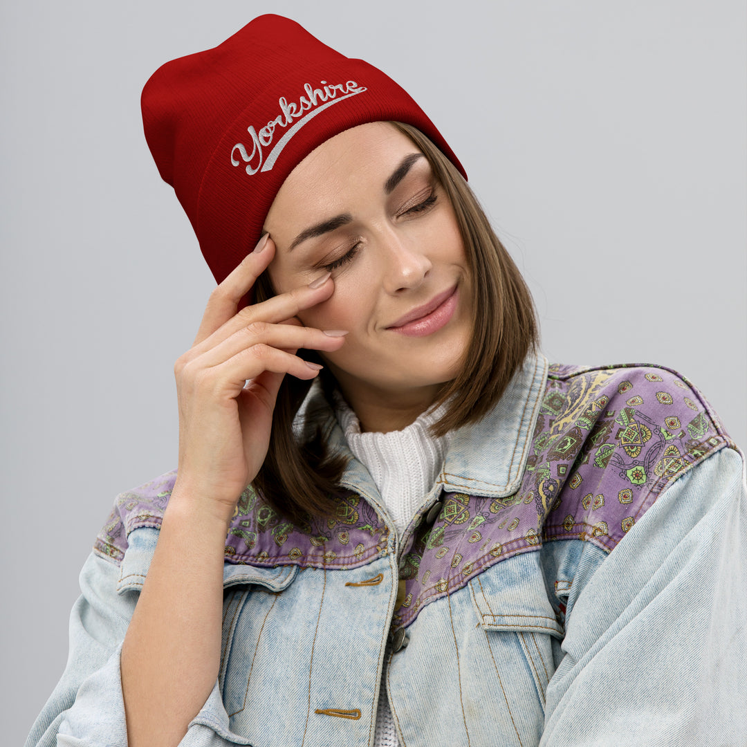 Yorkshire Beanie Hat - Red