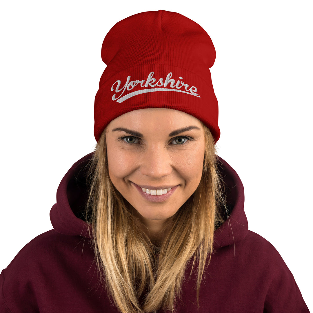 Yorkshire Beanie Hat - Red